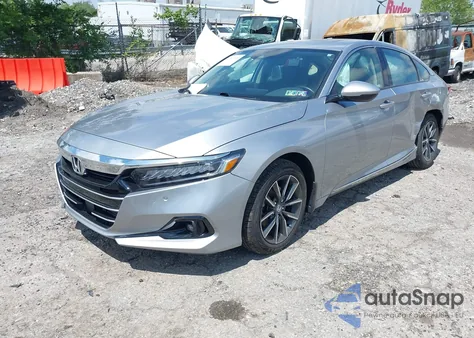 2022 Honda Accord Ex-L из США, поврежденный, VIN 1HGCV1F52NA027694